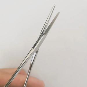 Procédures délicates ORL incurvées en gros de bonne qualité Pince hémostatique Birket en acier inoxydable de précision de 7.5 pouces - Product Image 2