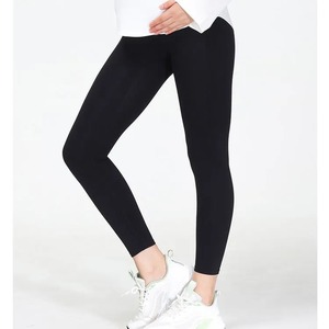 Mallas de Yoga de cintura elástica para mujer, mallas de cintura alta con soporte para el Abdomen, ropa moldeadora de maternidad, bragas para el vientre, entrenador de cintura para embarazadas - Product Image 2