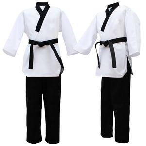 <b>Professional</b> Factory Wholesale Unisex Cotton Karate Training Uniform Youth Taekwondo Martial Set Custom OEM Available Adults - Product Image 4