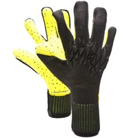 Guantes de Portero de Fútbol Profesionales Transpirables para Adultos Prime Craft, Protección Fuerte para los Dedos, Cuero, Ligeros para Exteriores