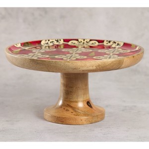 Support à gâteau en bois naturel de meilleure qualité pour les mariages, serveur de produits en bois rond, présentoir à gâteaux, présentoir à cupcakes - Product Image 5