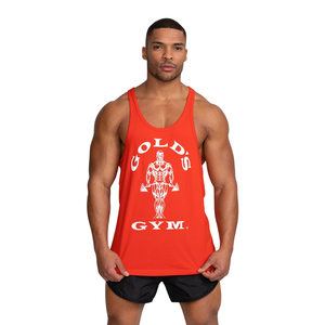 Débardeur musculaire rouge pour homme Golds Gym Débardeur musculaire pour homme Débardeur d'entraînement sans manches Vêtement de musculation - Product Image 4