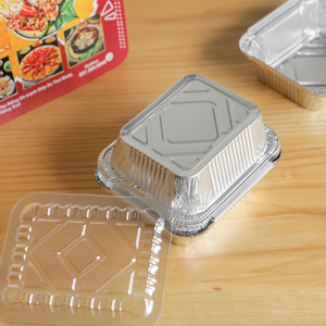 Envases de alimentos de papel de aluminio reciclables respetuosos con el medio ambiente de 410ml para catering y comida para llevar - Product Image 6