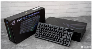 คีย์บอร์ดไร้สาย SUS ROG Azoth Extreme 90MP03MA-BKGA01 75% แบบกลไก, หน้าจอ OLED, ปุ่มกด PBT - Product Image 4