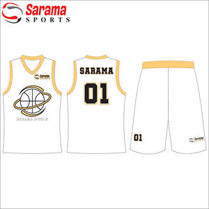 เครื่องแบบบาสเก็ตบอลออกแบบสไตล์ของคุณเองวัสดุที่ดีฉลากส่วนตัว - Product Image 1