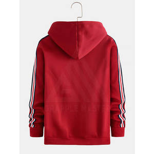 Nueva Sudadera con capucha de moda para hombre 100% algodón Logotipo personalizable Color sólido para la temporada de invierno Precio en línea razonable - Product Image 2