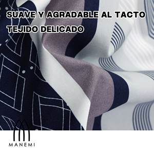 Juego de Funda Nórdica Moderna a Rayas con Cierre de Cremallera, 100% Poliéster Tejido, con Funda de Almohada para Uso Doméstico, Suave, Transpirable y Cómodo para Dormir - Product Image 6