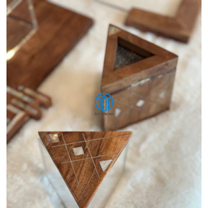 Elegante quemador de incienso de madreperla de madera árabe con bandejas quemadores de vacaciones Mubkhar para Ramanda árabe hecho en Vietnam - Product Image 3