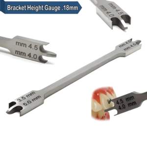 Soporte de ortodoncia Dental Manual de alta calidad, medidor de altura, instrumento de mano de ortodoncia, medidor de posicionador - Product Image 1