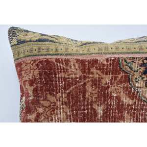 พรมปูพื้นขนาด 28x28 นิ้ว หลากสีสัน สไตล์โบฮีเมียน ทำจากขนสัตว์ วินเทจ ปักลายแบบแพทช์เวิร์ค ทออย่างเป็นมิตรต่อสิ่งแวดล้อม กันลื่น ถอดซักได้ ปิดด้วยซิป - Product Image 2