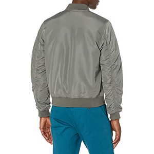 Blouson aviateur en toile léger et décontracté pour hommes, coupe-vent imperméable avec col montant, veste de créateur grande taille pour les golfeurs - Product Image 2