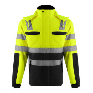 Veste de sécurité avec conception détachable de visibilité élevée de capot pour la veste de sécurité extérieure de protection de travail - Product Image 4