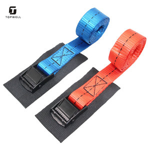 <span class=keywords><strong>Sangle</strong></span> d'<span class=keywords><strong>arrimage</strong></span> à boucle à came de 25 mm (1 pouce), résistance à la rupture de 250 kg, ceinture de fixation métallique à verrouillage par came pour bagages, cargaison, remorque - Product Image 5