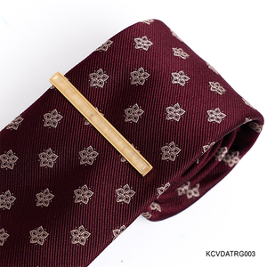 [Tinh Vu Collection] Clip de Corbata de Lujo para Hombre, Chapado en Oro de 18K - Piedra Preciosa de Ágata Amarilla Facetada Fengshui (KCVDAVAG003) - Vietnam - Product Image 5