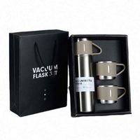 Ensemble de tasses à café isothermes personnalisables en acier inoxydable 500 ml, écologiques, minimalistes, pour la rentrée scolaire, vente en gros 12-24