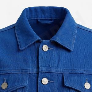 Veste en jean pour femme au style unique, coupe-vent, en coton, tendance, décontractée, vêtement d'extérieur, couleur personnalisée - Product Image 4