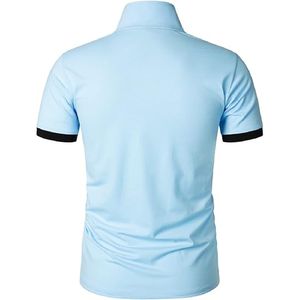 Offre Spéciale hommes Sport pour Polo 100% coton séchage rapide glace soie manches courtes haute qualité Anti-rides impression personnalisable - Product Image 2