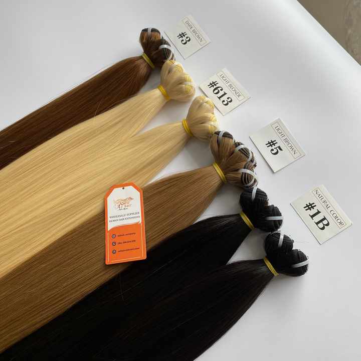 Top Weft Unprocessed #1B to #613 Color Different Texture Bundles Vietnamese Hair Extensions for New Customers Test the Quality