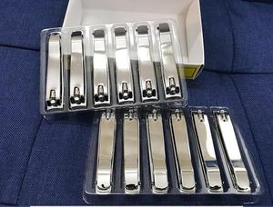 กรรไกรตัดเล็บสแตนเลสขนาดเล็กแบบพกพาสีดำพร้อมใบมีดโค้งและกรามกว้างเปิดนิ้วพร้อมตะไบ - Product Image 3