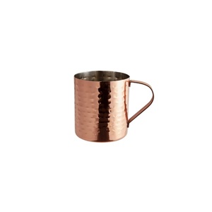 Tasse de mule de Moscou en cuivre avec finition martelée pour boisson froide bière vin boire utilisation Bar hôtel décor à la maison - Product Image 1