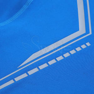 Camisetas de Compresión para Fisicoculturismo Masculino, Transpirables, de Manga Corta, Tejido de Poliéster de Alta Calidad, Ropa Deportiva - Product Image 4