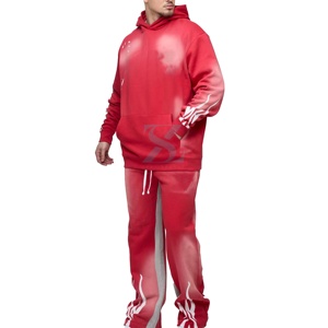 unisex <b>jumper</b> hoodie jogger set cotton tracksuit custom brand fashion set tracksuit men cotton hoodie jogger two piece - Product Image 1