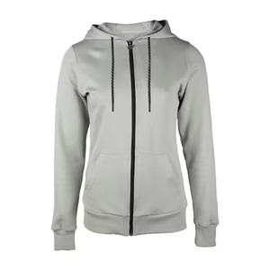 2025 Top Trending Custom Logo Print Sudadera con capucha de mujer Algodón de alta calidad en blanco Mejor personalizado con 3 colores - Product Image 4