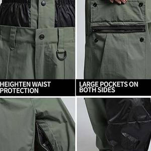 Pantalones de Esquí Holgados Personalizados para Hombre, Transpirables, Deportivos, Impermeables, Pantalones Cargo Holgados para la Nieve, Pantalones Holgados Extra Grandes - Product Image 2