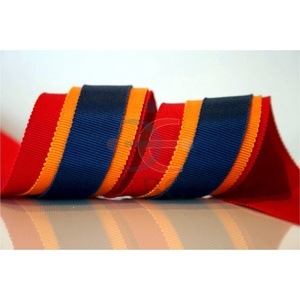 Couleurs personnalisées tissé acrylique laine PP sangle ceinture en alliage boucle uniforme cérémonie défilé ceintures sacs largeurs personnalisées - Product Image 1
