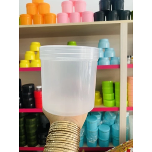 Pot cosmétique et alimentaire transparent en PET à large ouverture de 220 ml de la marque Pavico, idéal pour le stockage de confiseries, de bonbons et de snacks – Vente chaude - Product Image 2