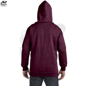 Nouveau sweat à capuche d'entraînement zippé pour hommes personnalisé avec des bases en coton mélangé épais et épais sweat à capuche d'entraînement zippé pour unisexe - Product Image 4