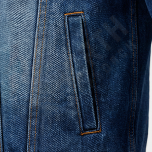 Chaqueta Vaquera Personalizada de Alta Gama para Hombre, Calidad Premium, Transpirable, Resistente al Viento, Cuello Alto, Reversible, Informal para Invierno - Product Image 5