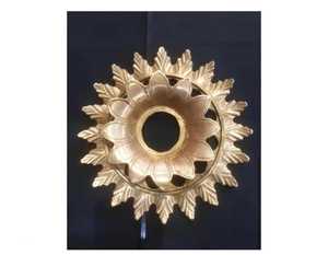 การออกแบบใหม่ที่มีคุณภาพสูงอียิปต์อุปกรณ์สูบบุหรี่ทองเหลืองที่เป็นของแข็งที่ไม่ซ้ำกันหรูหรามอระกู่ถาด - Product Image 4