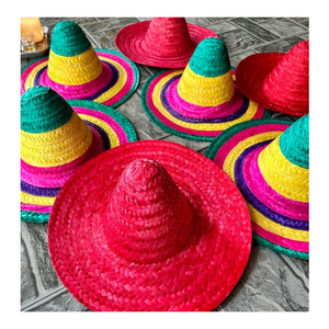 หมวกฮาโลวีนหลากสีหมวกปาร์ตี้หมวกปีกกว้างสไตล์เม็กซิโกทันสมัยสำหรับวันหยุดและปาร์ตี้ - Product Image 4