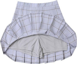 Jupes d'uniforme scolaire pour filles en gros personnalisées, logo personnalisé, coton respirant, élasthanne, vêtements de mode, nouveau design élégant - Product Image 4