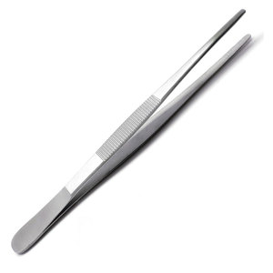 Pince à pansement pour pouce JIYO SURGICAL CO, 14 cm, à pointe dentelée, en acier inoxydable, modèle TD-7093, certifiée CE - Product Image 5