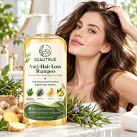 Sampo Ekstrak Daun Thuja Biota Orientalis Label Pribadi, Sampo Pertumbuhan Rambut Botani dengan Jahe Ginseng Rosemary Perawatan Rambut