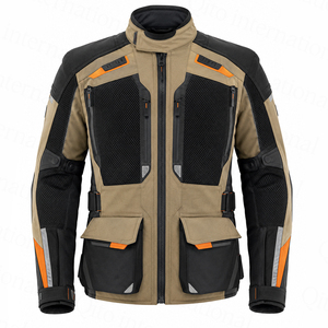 Veste de moto en Cordura, doublée de coton matelassé, imperméable, coupe-vent, tout-terrain, motocross, hiver - Product Image 1