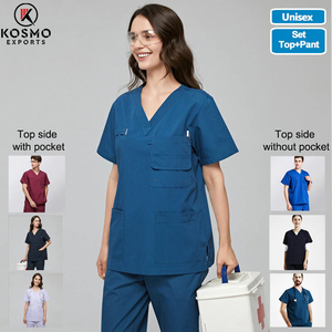 ชุดผ้าเจอร์ซีย์สำหรับผ่าตัดพยาบาลชุดยูนิฟอร์มทางการแพทย์สำหรับผู้หญิงออกแบบได้ตามต้องการ - Product Image 4