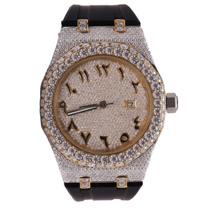 Nueva joyería de lujo fina Iced Out de alta calidad, personalizar Hiphop Men VVS Moissanite Diamond Watch para hombres - Product Image 6