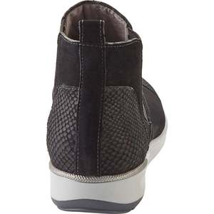 Stivaletti da Donna Osmond Neri con Punta Affusolata e Chiusura con Lacci, Misura 5.5, Altezza Metà Polpaccio, Traspiranti - Product Image 4