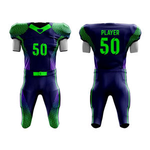 Ensemble de compression de club pour jeunes avec logo brodé personnalisé, de haute qualité, sublimé, uniformes de football américain, vente en gros aux États-Unis - Product Image 1