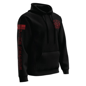 Vente chaude Performance Sweat à capuche de sauvetage incendie pour hommes Logo brodé personnalisé Sweat-shirt surdimensionné pour l'hiver Prix raisonnable - Product Image 3