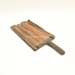 Plateau de service en bois écologique fait main avec poignée, décoratif, compatible lave-vaisselle et micro-ondes, ustensile de cuisine durable pour servir les repas - Product Image 5