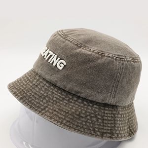 Sombreros de Pescador de Algodón con Logotipo Personalizado al por Mayor, Diseña Tu Propio Sombrero de Pescador con Bordado, Protección Solar, para las 4 Estaciones, Bordado 3D - Product Image 3