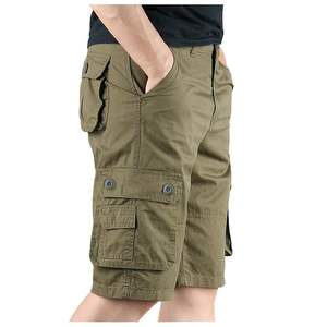 Pantalones Cortos Cargo de Lona Transpirable para Hombre, con Cordón de Algodón, Suministro de Exportación, Bangladesh, OEM, Pedido Personalizado, Precios Competitivos - Product Image 1