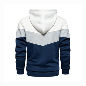 Autumn Winter Men's 420 GSM <b>Thick</b> <b>Fleece</b> Pullover Hooded Sweatshirts Breathable Polyester/Cotton Plain Dyed Embroidered - Product Image 2