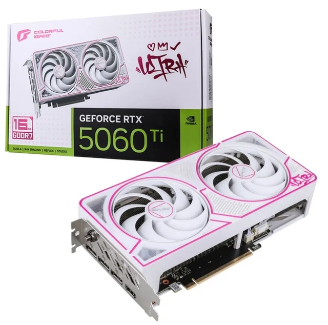 2025 New IGame GeForce RTX 5060Ti Ultra W OC 16GB GPU Gaming 5060ti Graphics Card for Desktop PC Gaming