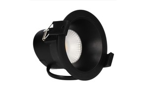 Mandani 7W 90mm anneau lumineux LED rond encastré, anti-éblouissement, noir (GSC 200400015) - Product Image 3
