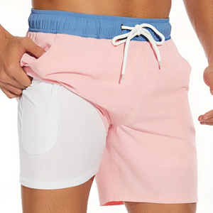 Bermudas XS de cintura media para hombre, pantalones cortos básicos de algodón para Fitness, Jogging, logotipo personalizado, estampado suelto antiarrugas, gimnasio, correr, Playa - Product Image 4